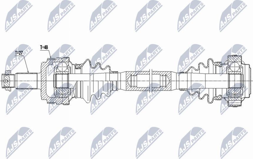 NTY NPW-BM-036 - Albero motore / Semiasse autozon.pro