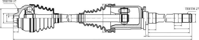 NTY NPW-BM-030 - Albero motore / Semiasse autozon.pro