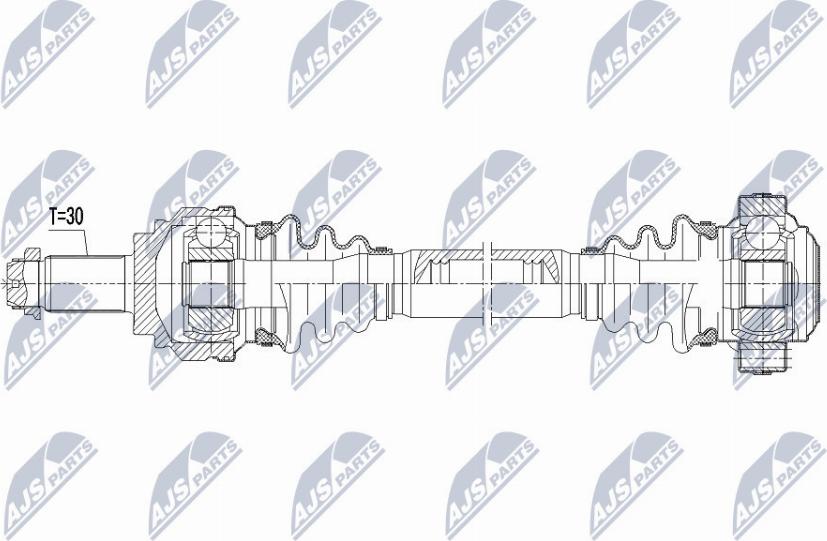 NTY NPW-BM-037 - Albero motore / Semiasse autozon.pro