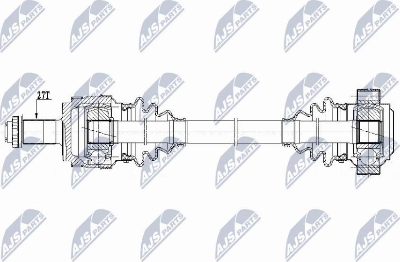 NTY NPW-BM-148 - Albero motore / Semiasse autozon.pro