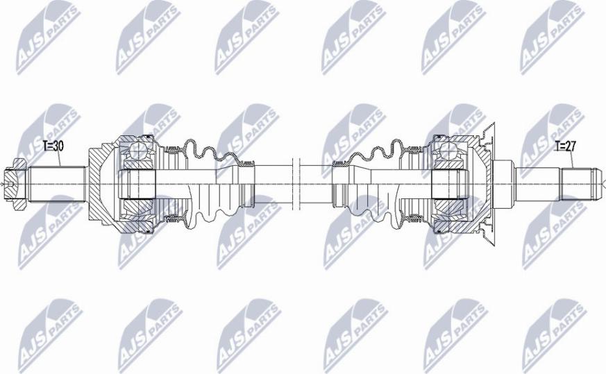 NTY NPW-BM-159 - Albero motore / Semiasse autozon.pro