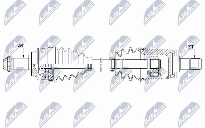 NTY NPW-BM-151 - Albero motore / Semiasse autozon.pro