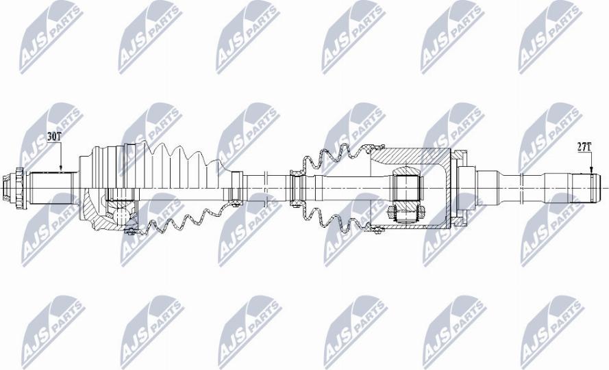 NTY NPW-BM-152 - Albero motore / Semiasse autozon.pro