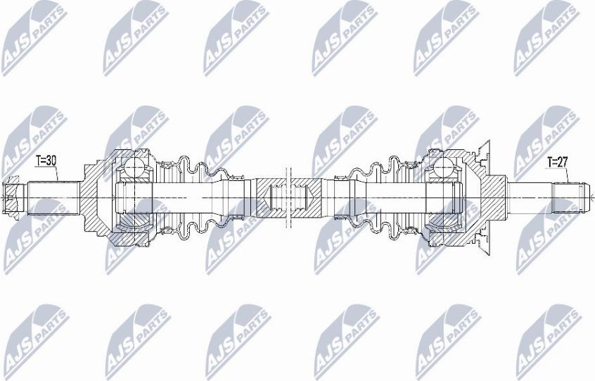 NTY NPW-BM-101 - Albero motore / Semiasse autozon.pro