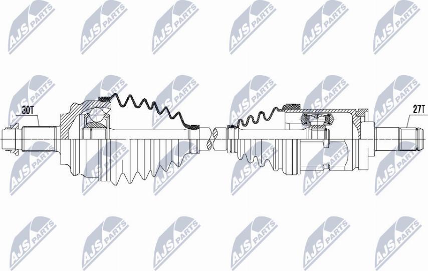 NTY NPW-BM-115 - Albero motore / Semiasse autozon.pro