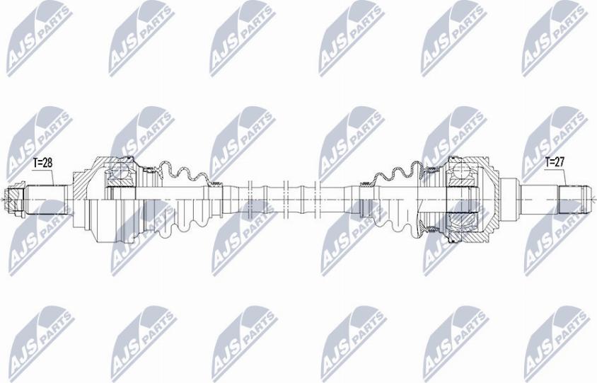 NTY NPW-BM-111 - Albero motore / Semiasse autozon.pro