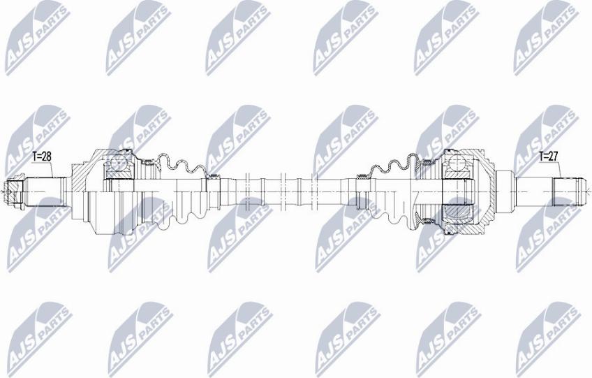 NTY NPW-BM-113 - Albero motore / Semiasse autozon.pro