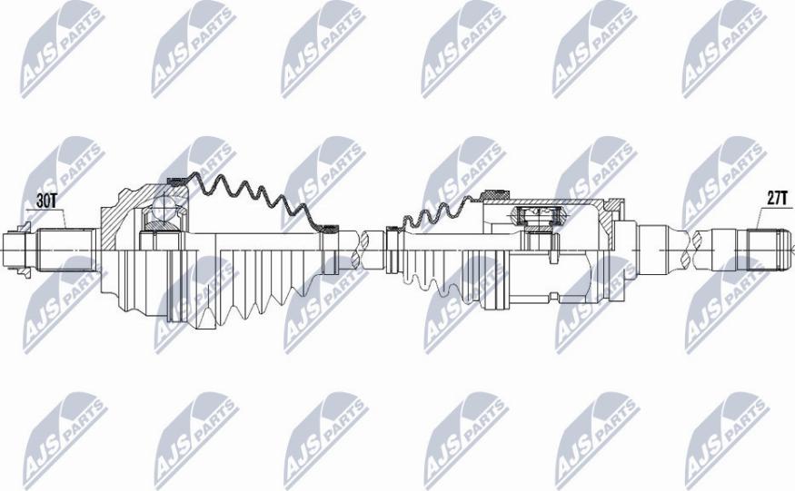 NTY NPW-BM-117 - Albero motore / Semiasse autozon.pro