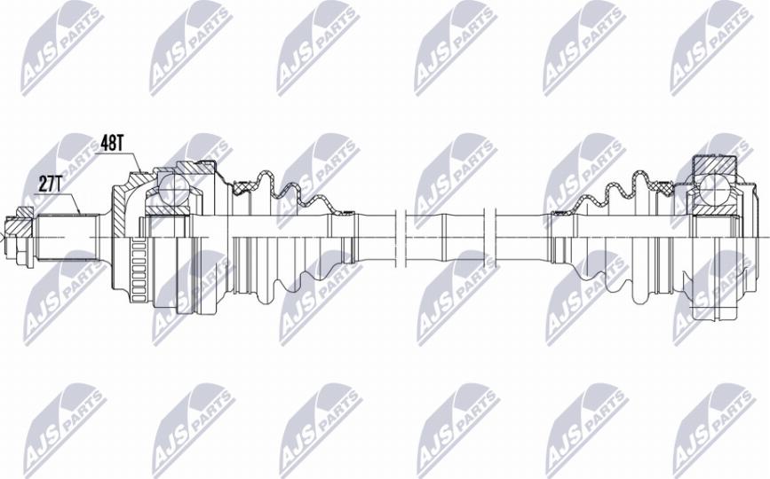 NTY NPW-BM-201 - Albero motore / Semiasse autozon.pro