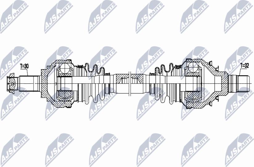 NTY NPW-BM-219 - Albero motore / Semiasse autozon.pro