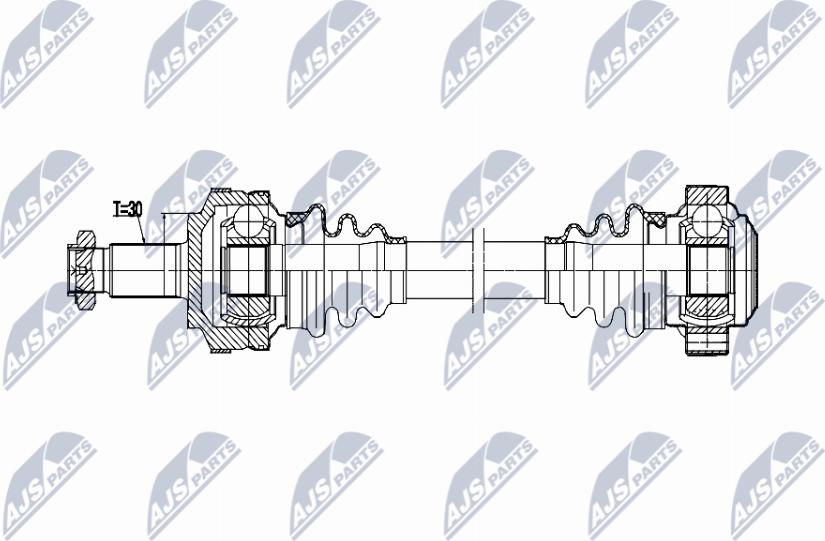 NTY NPW-BM-215 - Albero motore / Semiasse autozon.pro