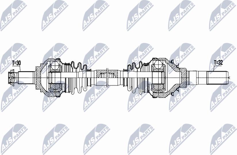 NTY NPW-BM-220 - Albero motore / Semiasse autozon.pro