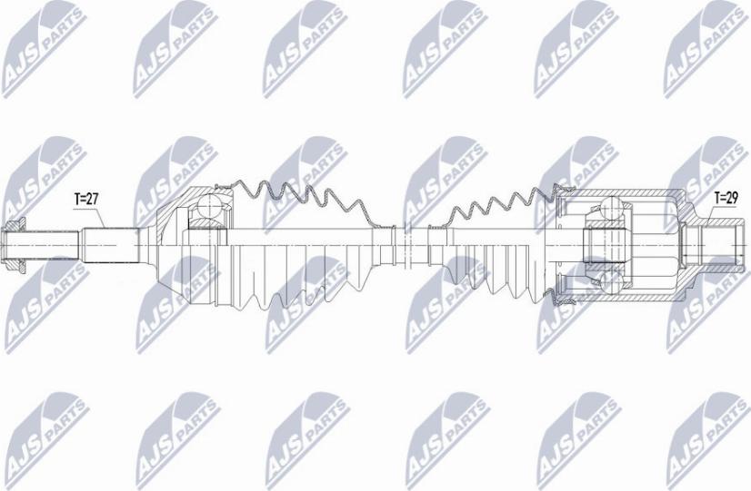 NTY NPW-CH-098 - Albero motore / Semiasse autozon.pro