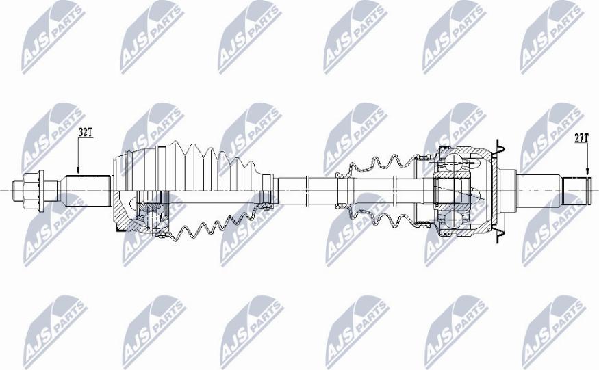 NTY NPW-CH-084 - Albero motore / Semiasse autozon.pro