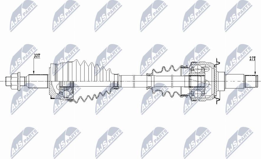 NTY NPW-CH-086 - Albero motore / Semiasse autozon.pro