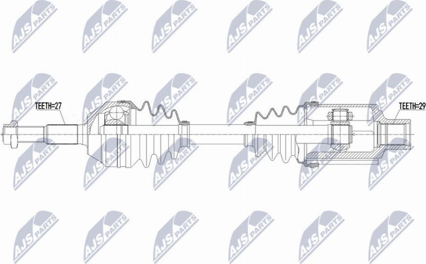 NTY NPW-CH-102 - Albero motore / Semiasse autozon.pro