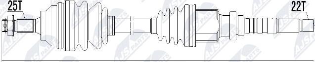 NTY NPW-CT-019 - Albero motore / Semiasse autozon.pro