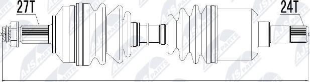 NTY NPW-CT-014 - Albero motore / Semiasse autozon.pro