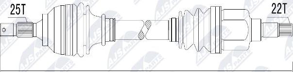 NTY NPW-CT-010 - Albero motore / Semiasse autozon.pro