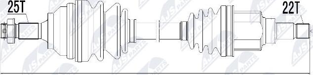 NTY NPW-CT-018 - Albero motore / Semiasse autozon.pro