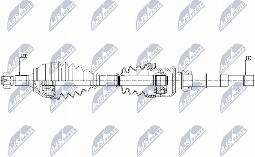 NTY NPW-CT-079 - Albero motore / Semiasse autozon.pro