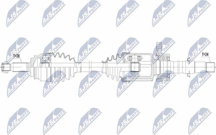 NTY NPW-CT-127 - Albero motore / Semiasse autozon.pro