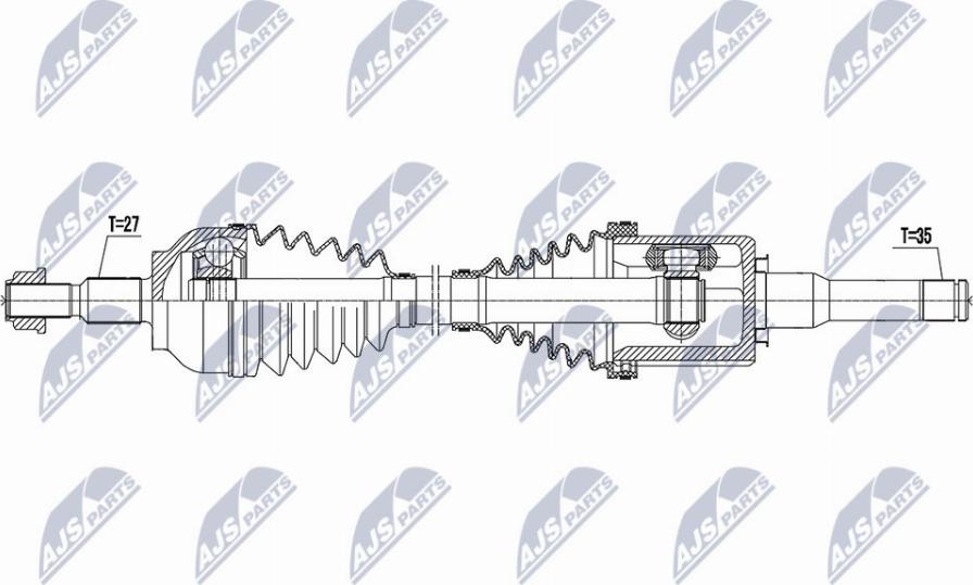 NTY NPW-FR-133 - Albero motore / Semiasse autozon.pro