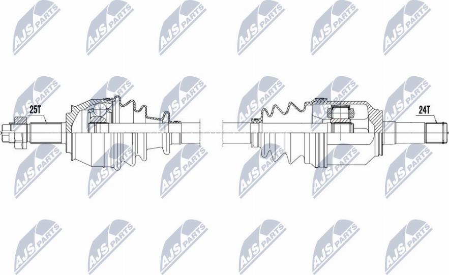 NTY NPW-FT-021 - Albero motore / Semiasse autozon.pro