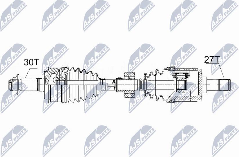 NTY NPW-HD-056 - Albero motore / Semiasse autozon.pro