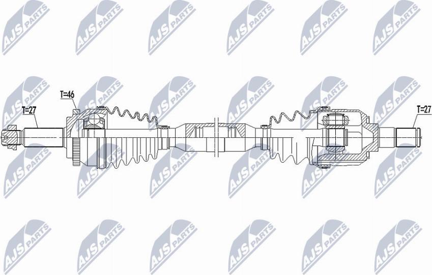 NTY NPW-HY-559 - Albero motore / Semiasse autozon.pro