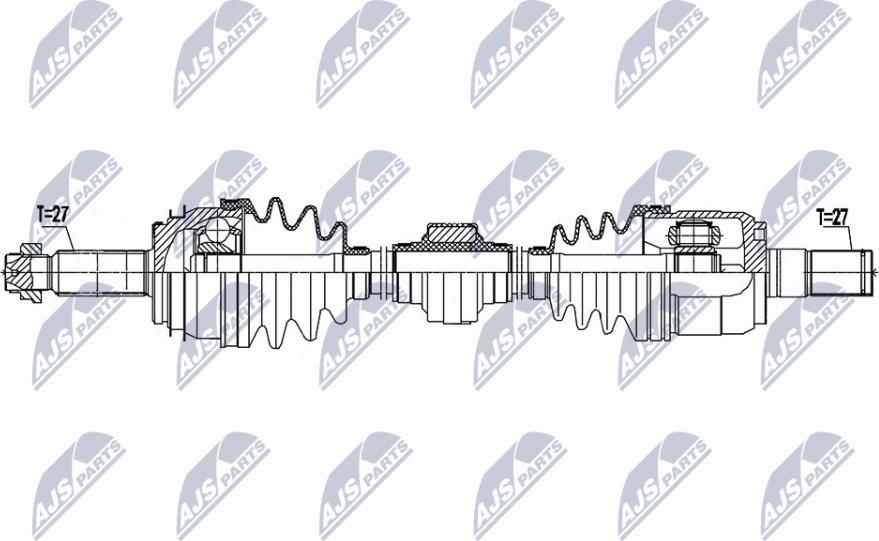 NTY NPW-HY-620 - Albero motore / Semiasse autozon.pro