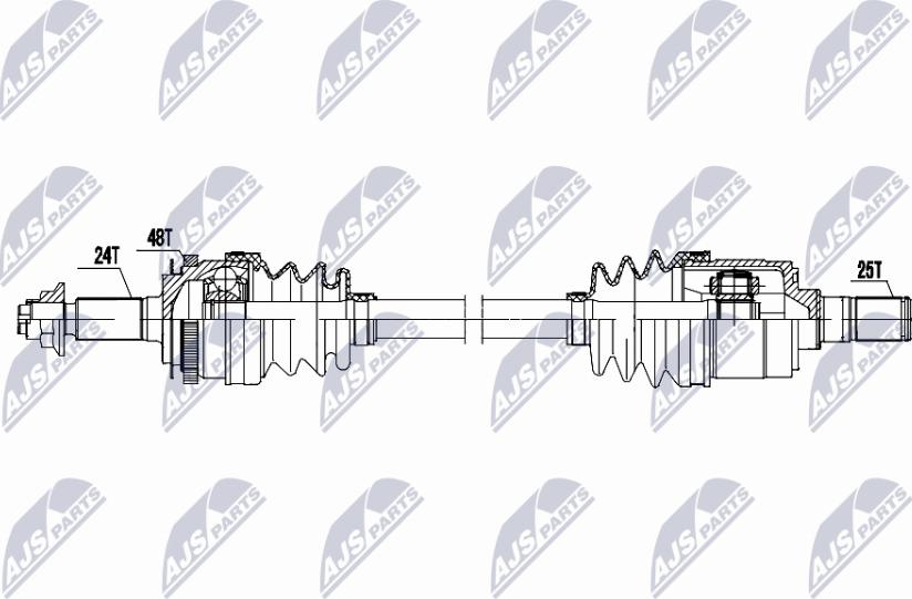 NTY NPW-KA-404 - Albero motore / Semiasse autozon.pro