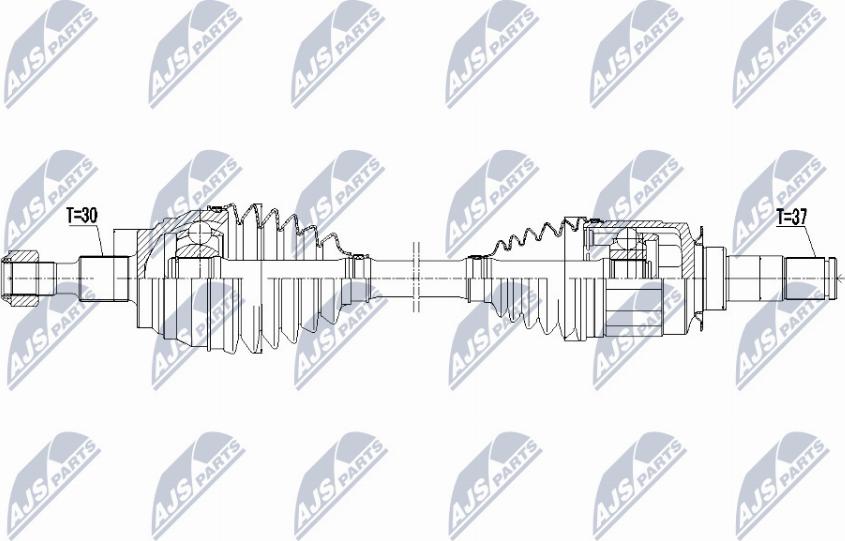 NTY NPW-ME-051 - Albero motore / Semiasse autozon.pro