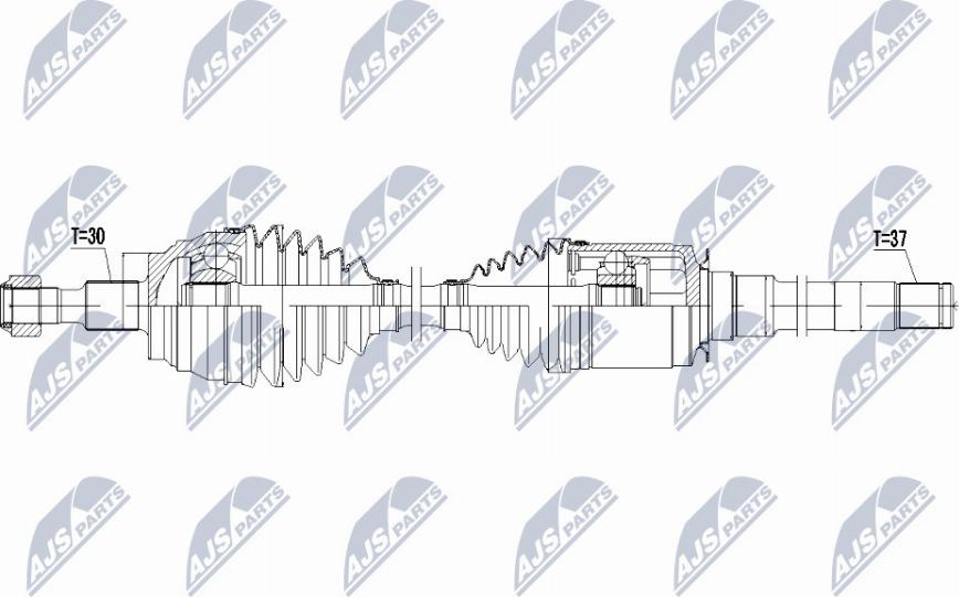 NTY NPW-ME-052 - Albero motore / Semiasse autozon.pro