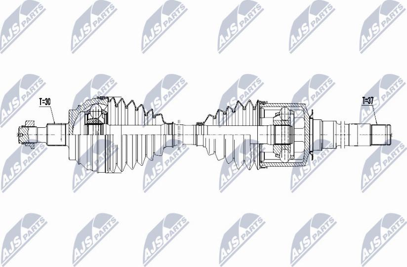 NTY NPW-ME-069 - Albero motore / Semiasse autozon.pro