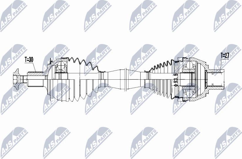 NTY NPW-ME-064 - Albero motore / Semiasse autozon.pro