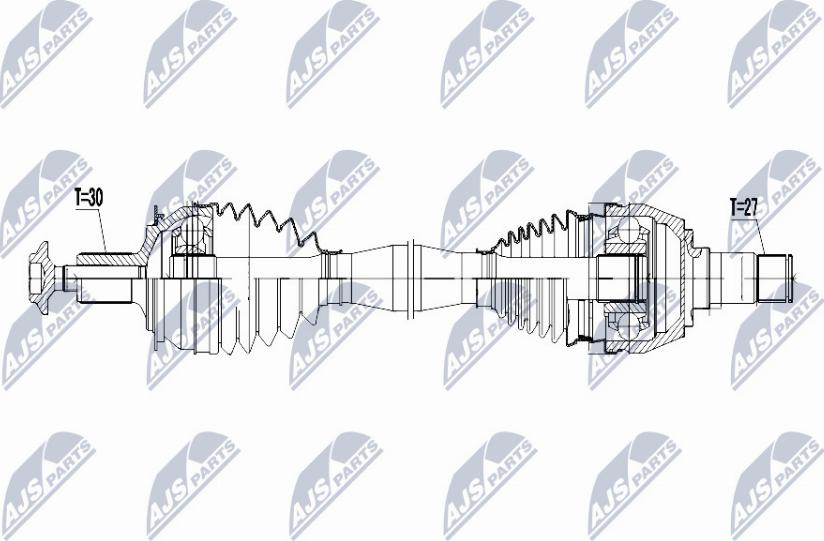 NTY NPW-ME-065 - Albero motore / Semiasse autozon.pro