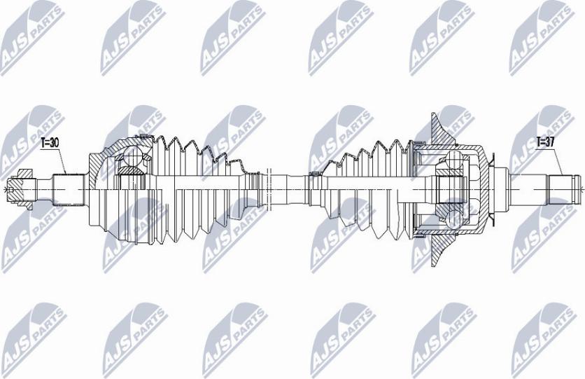 NTY NPW-ME-068 - Albero motore / Semiasse autozon.pro