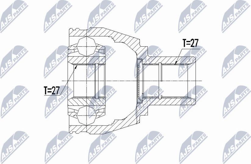 NTY NPW-ME-082 - Kit giunti, Semiasse autozon.pro