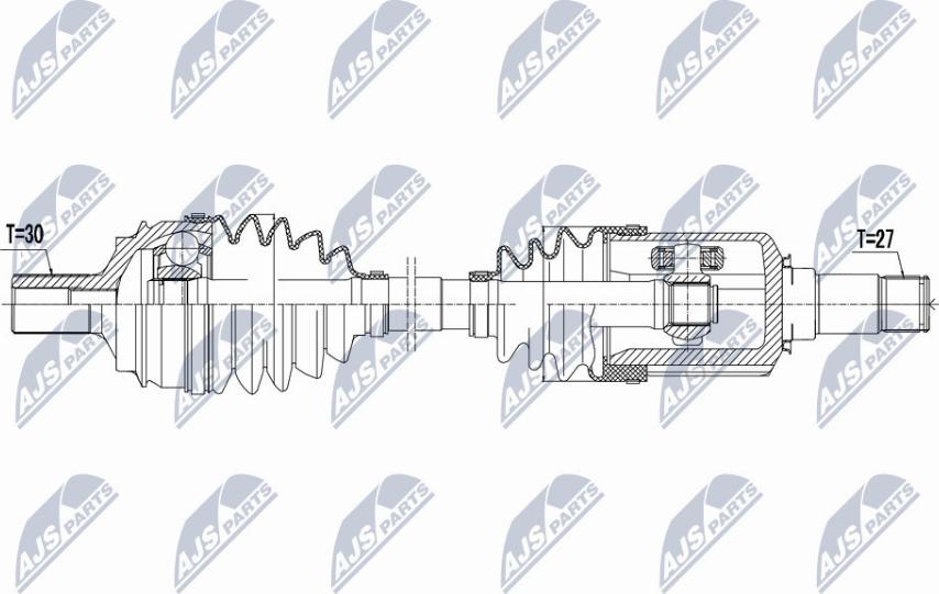 NTY NPW-ME-038 - Albero motore / Semiasse autozon.pro