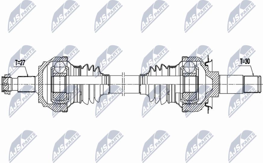 NTY NPW-ME-160 - Albero motore / Semiasse autozon.pro