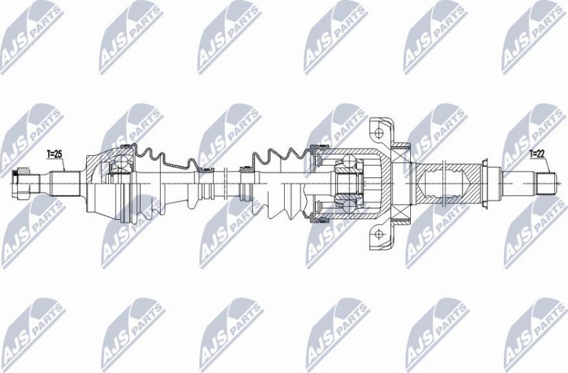 NTY NPW-ME-108 - Albero motore / Semiasse autozon.pro