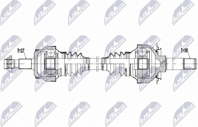 NTY NPW-ME-188 - Albero motore / Semiasse autozon.pro