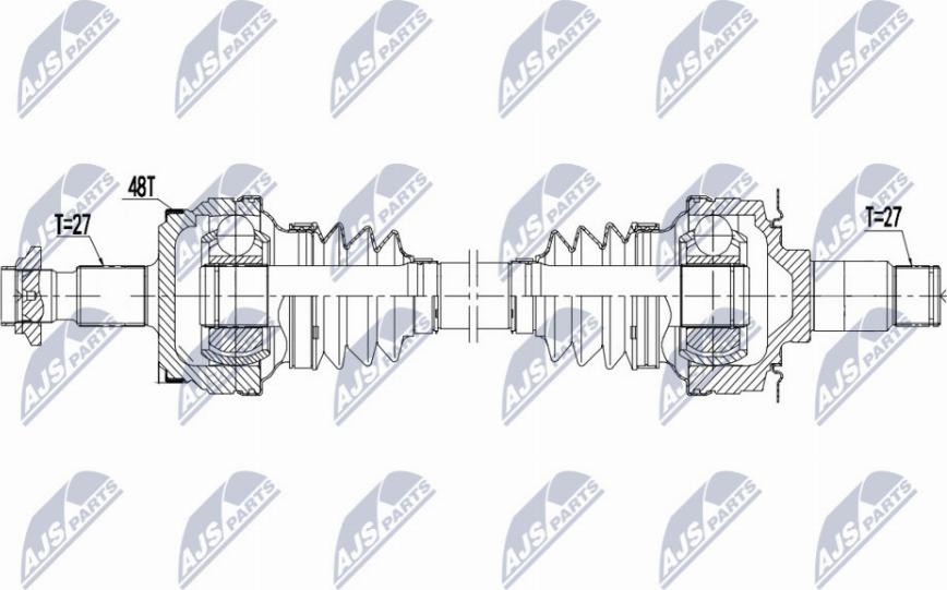 NTY NPW-ME-138 - Albero motore / Semiasse autozon.pro