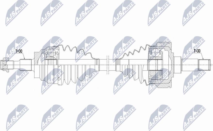 NTY NPW-ME-174 - Albero motore / Semiasse autozon.pro