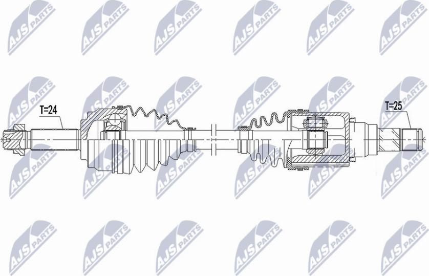 NTY NPW-MS-063 - Albero motore / Semiasse autozon.pro