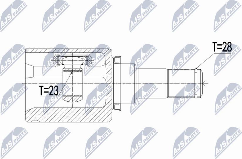 NTY NPW-MZ-055 - Kit giunti, Semiasse autozon.pro