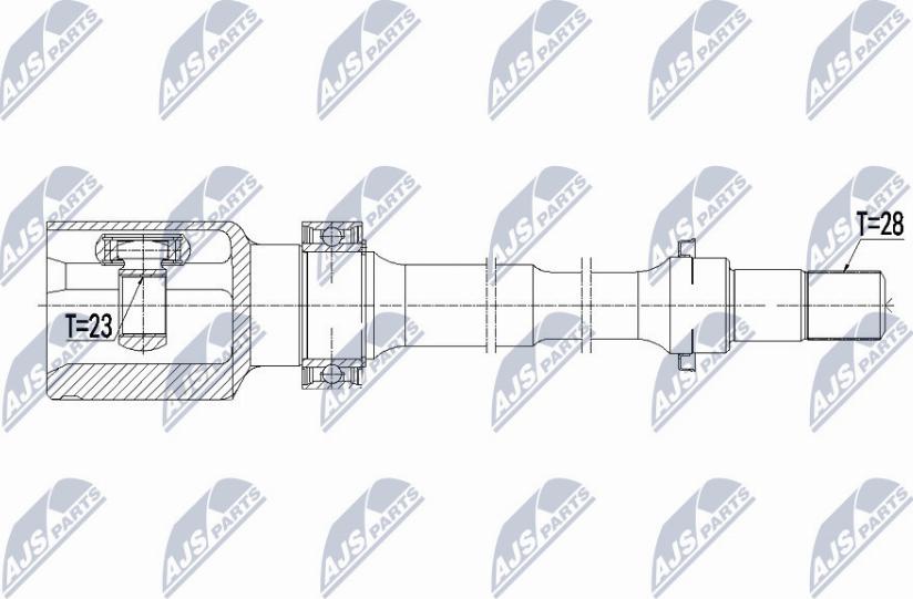 NTY NPW-MZ-057 - Kit giunti, Semiasse autozon.pro