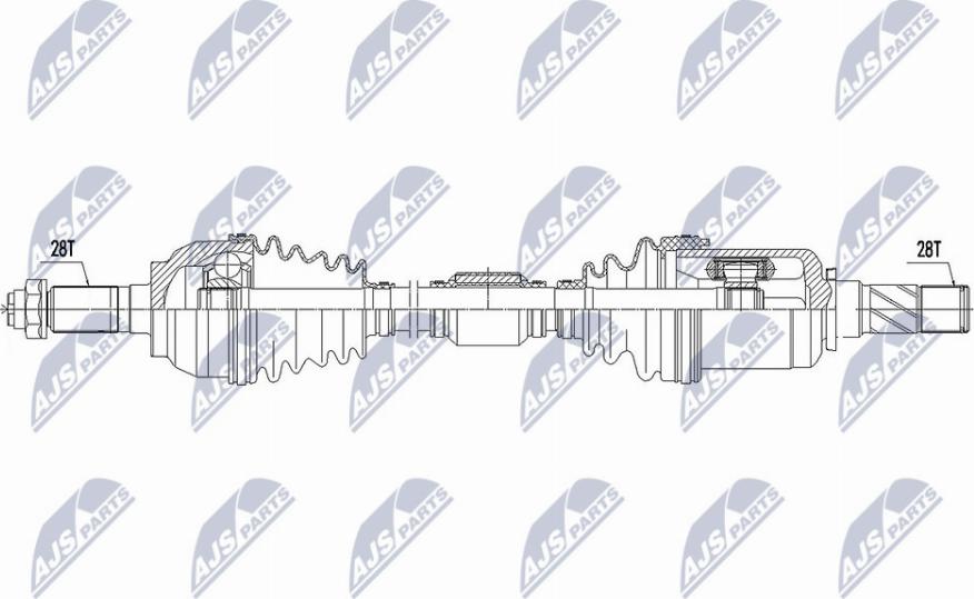 NTY NPW-MZ-060 - Albero motore / Semiasse autozon.pro