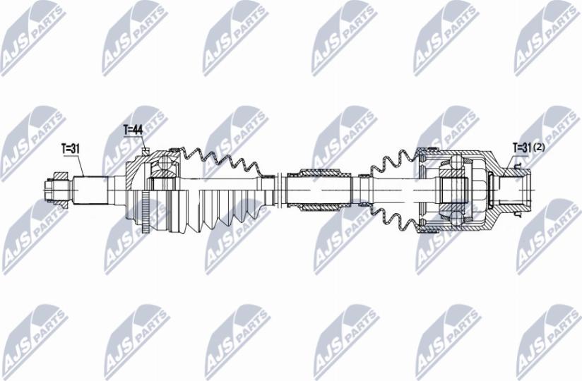 NTY NPW-MZ-086 - Albero motore / Semiasse autozon.pro